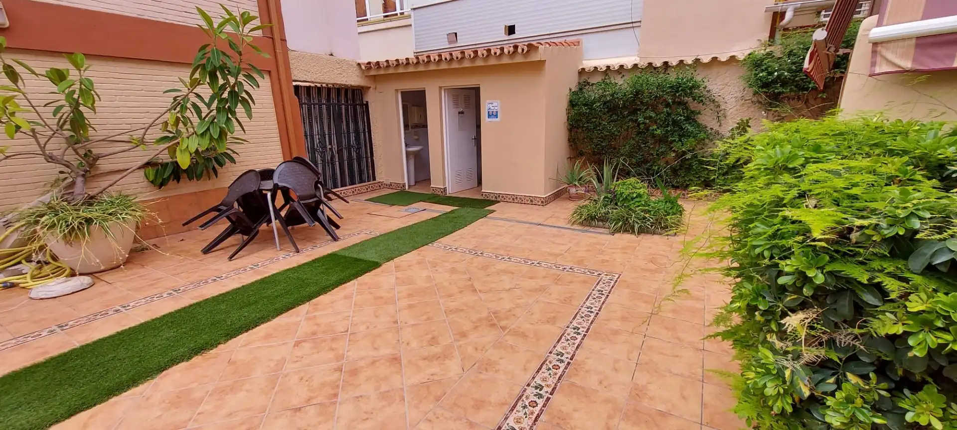 Terraza de Estudio de alquiler en Torremolinos con Aire acondicionado, Calefacción y Terraza