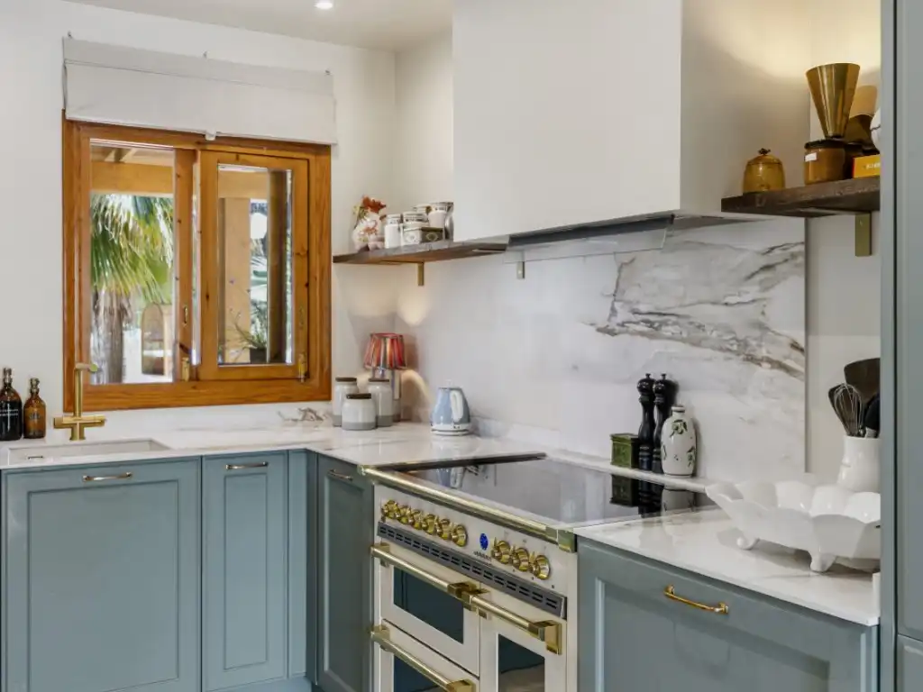 Küche von Haus oder Chalet zur Miete in Jávea / Xàbia mit Heizung, Privatgarten und Terrasse