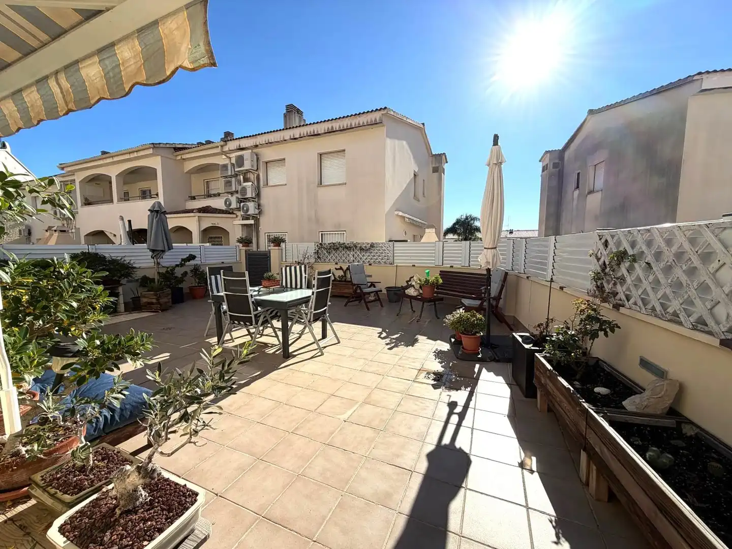 Terrasse von Wohnungen zum Verkauf in El Vendrell mit Klimaanlage, Heizung und Terrasse