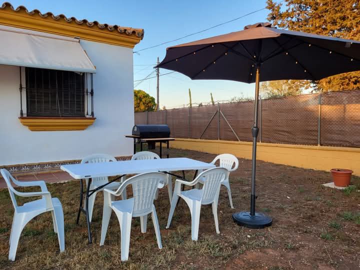 Terrace of House or chalet to rent in Chiclana de la Frontera  with Air Conditioner, Swimming Pool and Furnished