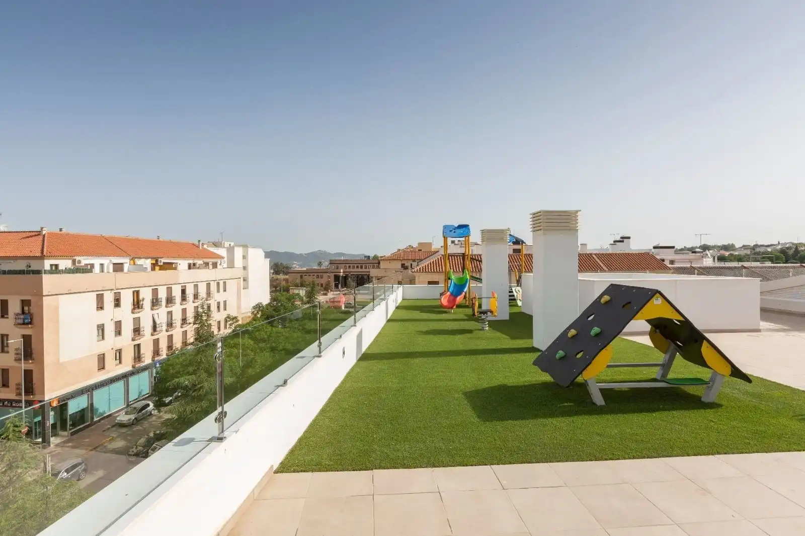 Terrace of Flat for rent in Ronda  with Air Conditioner, Heating and Terrace