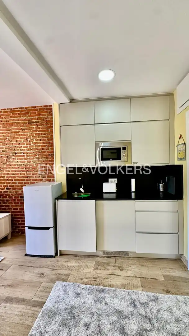 Kitchen of Flat for rent in Madrid  with Air Conditioner, Heating and Furnished