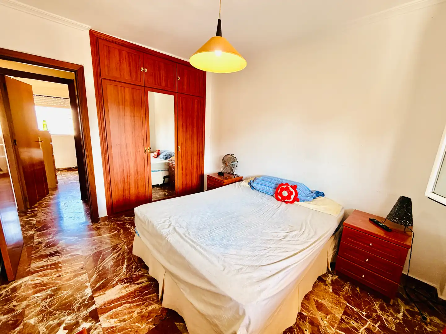Bedroom of Flat for sale in Sevilla  with Air Conditioner and Terrace