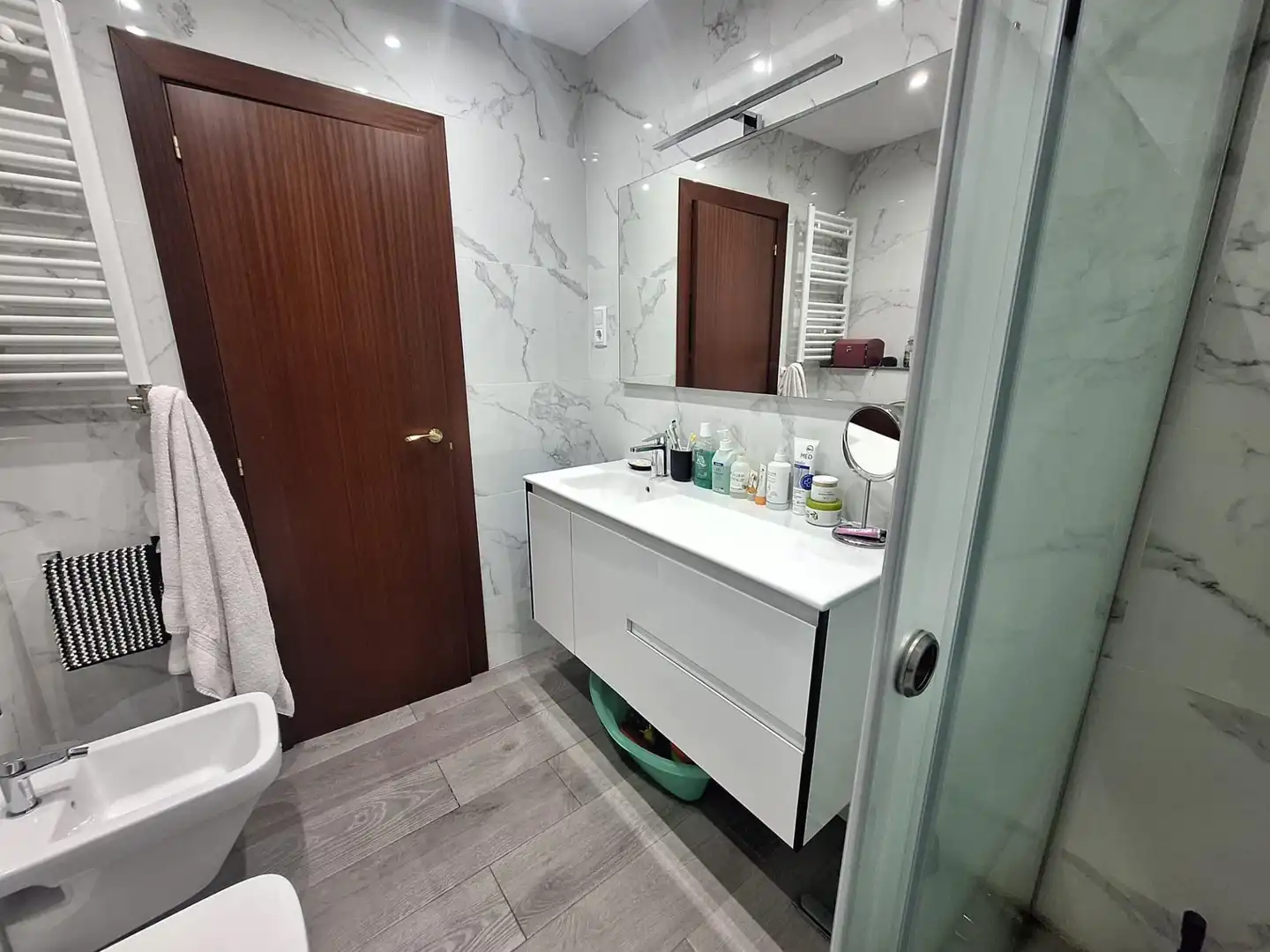 Baño de Casa adosada en venta en Sabadell con Aire acondicionado, Jardín privado y Terraza