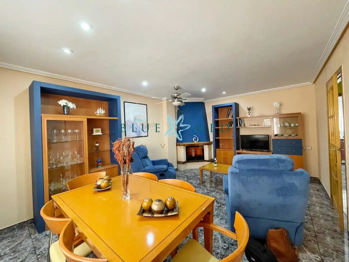 Sala d'estar de Dúplex en venda en Mazarrón amb Aire condicionat, Calefacció i Terrassa