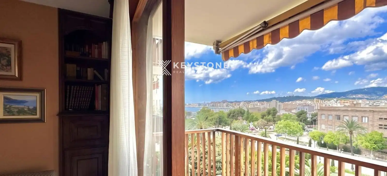 Schlafzimmer von Wohnung zur Miete in  Palma de Mallorca mit Klimaanlage und Terrasse
