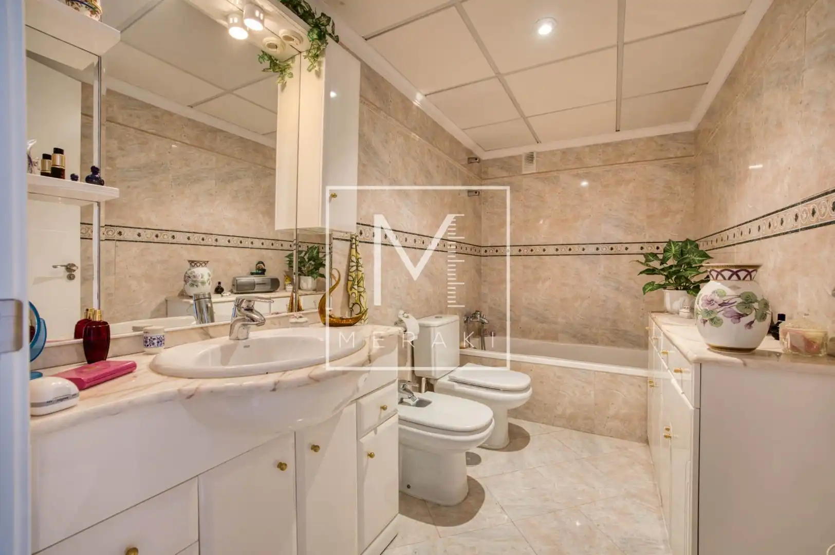Baño de Apartamento en venta en Calpe / Calp con Aire acondicionado, Jardín privado y Terraza