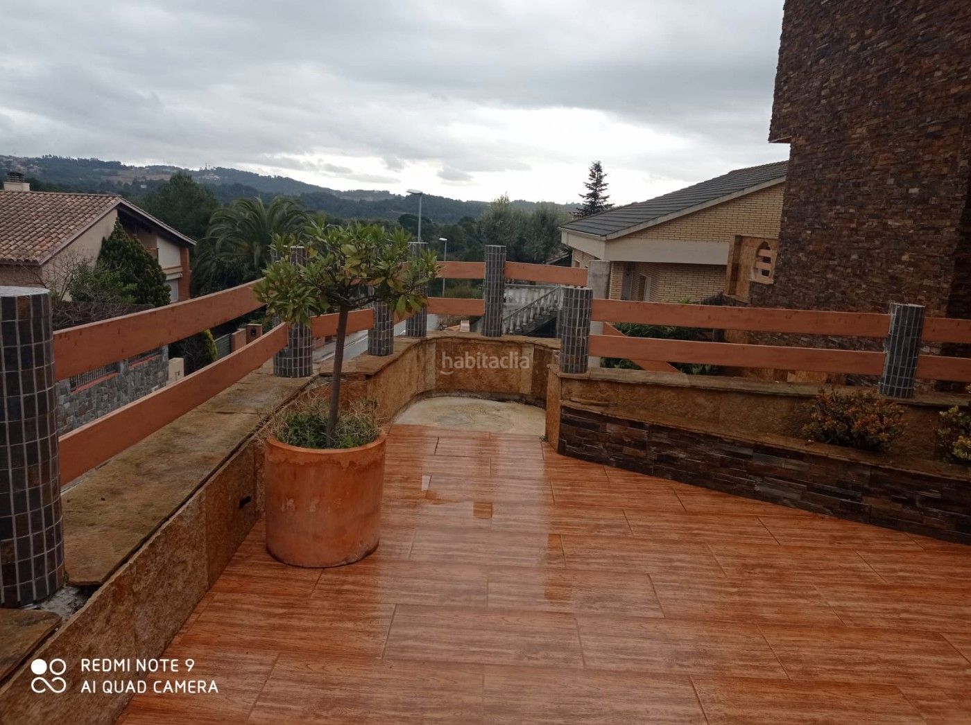 Terrassa de Casa o xalet en venda en Viladecavalls amb Aire condicionat, Traster i Piscina
