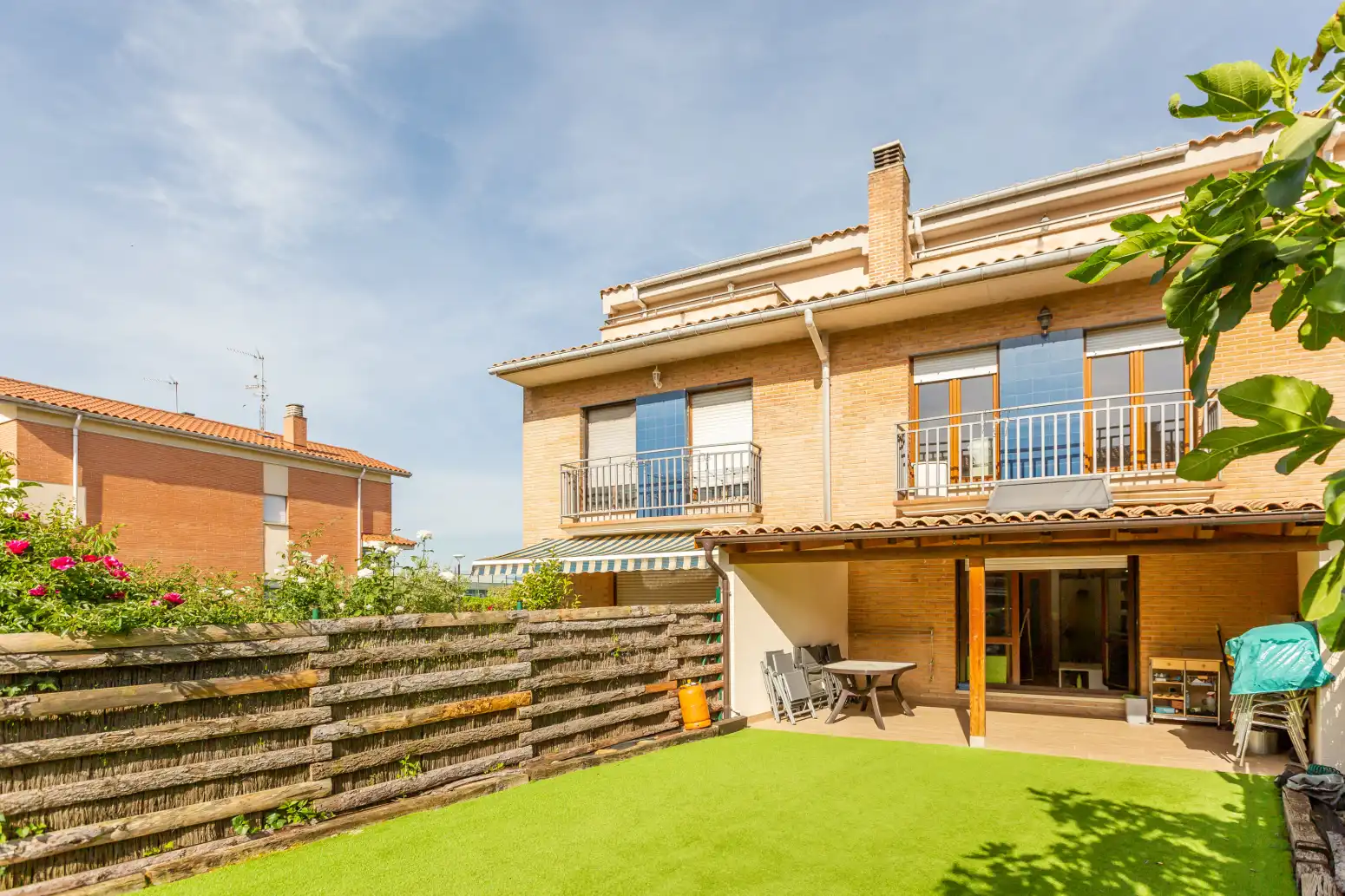 Garden of Detached homes for sale in Berrioplano / Berriobeiti  with Heating, Terrace and Furnished