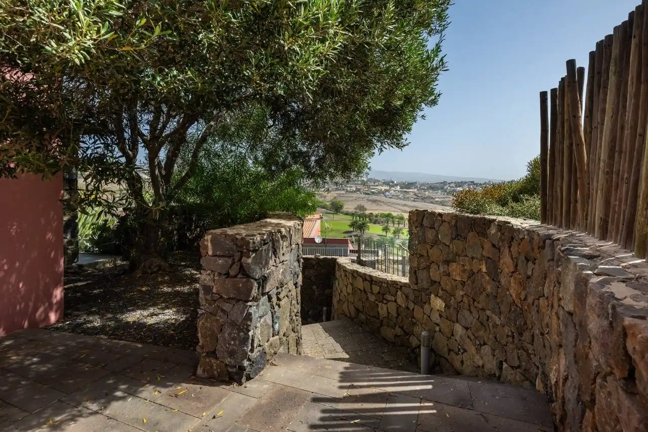 Terrassa de Casa o xalet en venda en Salobre Golf
