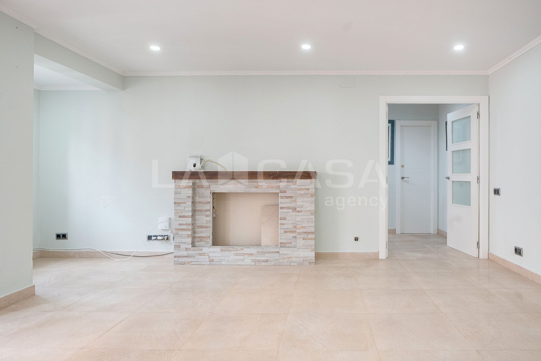 Sala d'estar de Pis en venda en Sant Adrià de Besòs amb Calefacció i Balcó