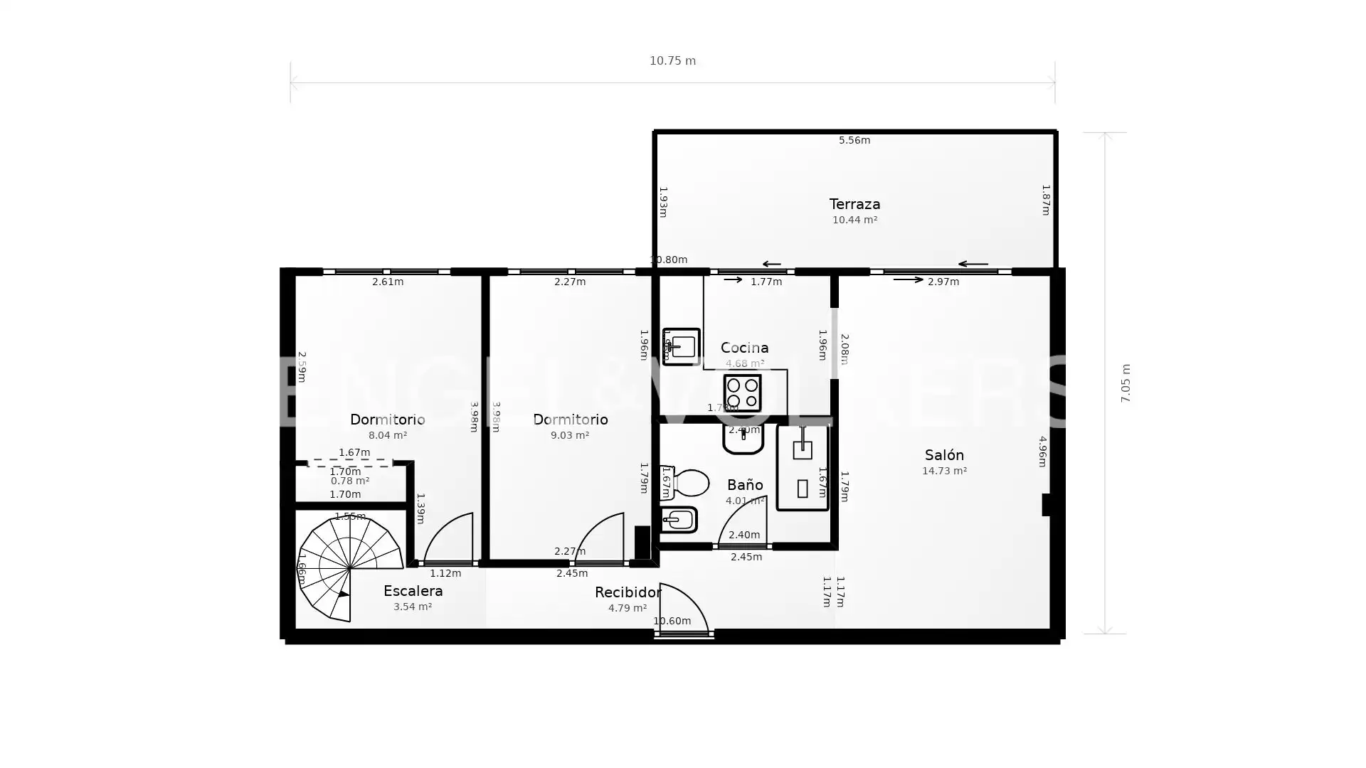 Penthouse mit Terrasse zum Verkauf in Cala del Puntal, imagen 36