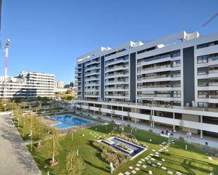 Exterior view of Attic to rent in  Madrid Capital  with Air Conditioner and Terrace