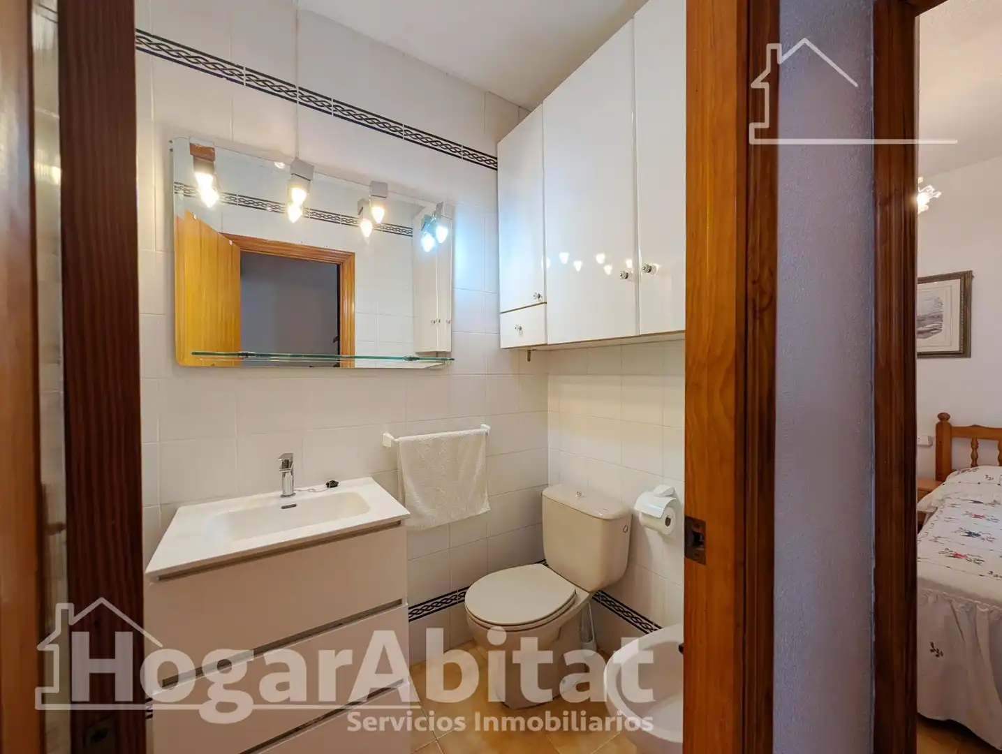 Bany de Casa o xalet en venda en Santa Pola amb Aire condicionat, Terrassa i Moblat