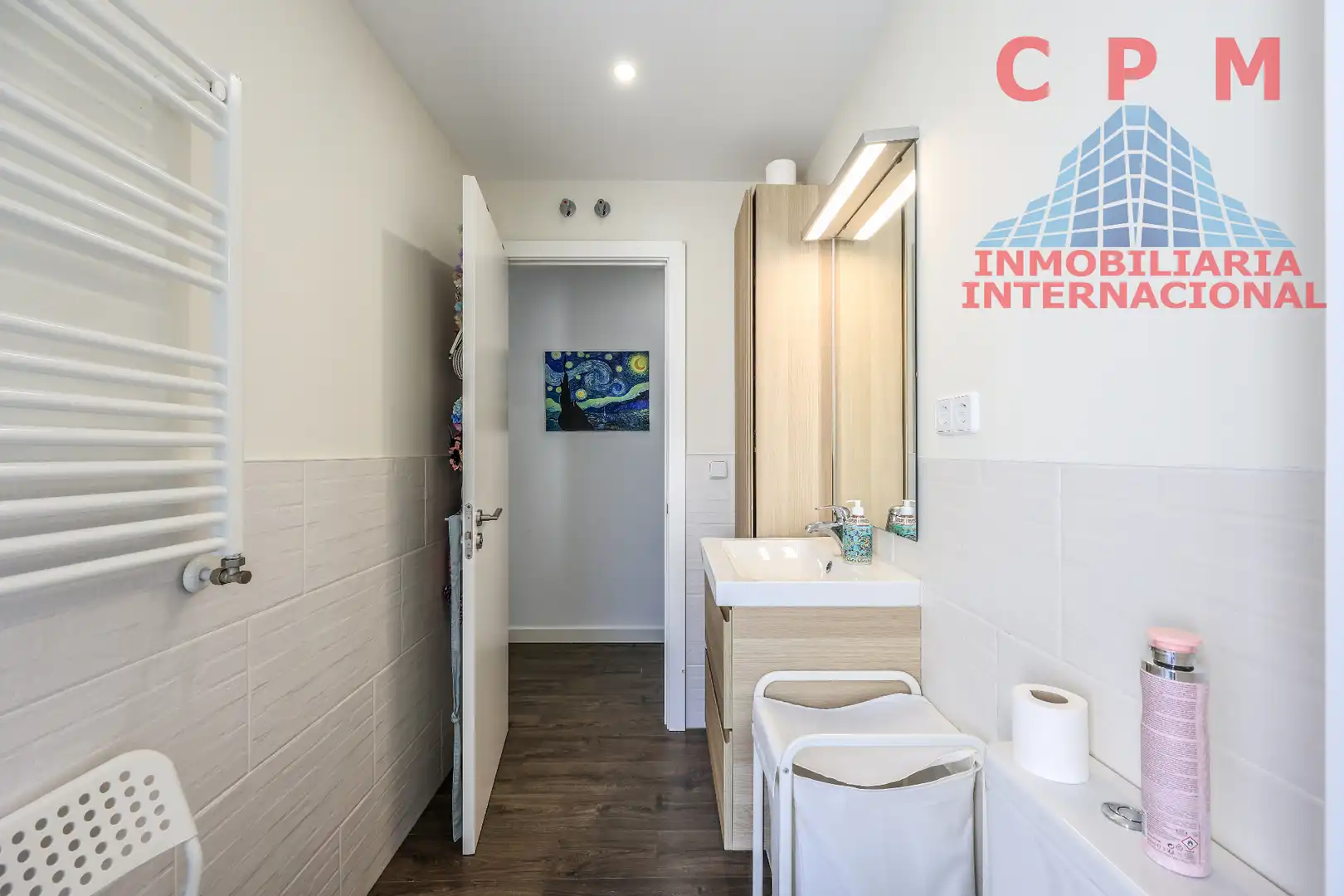Badezimmer von Wohnung zur Miete in Madrid mit Klimaanlage, Heizung und Parkett