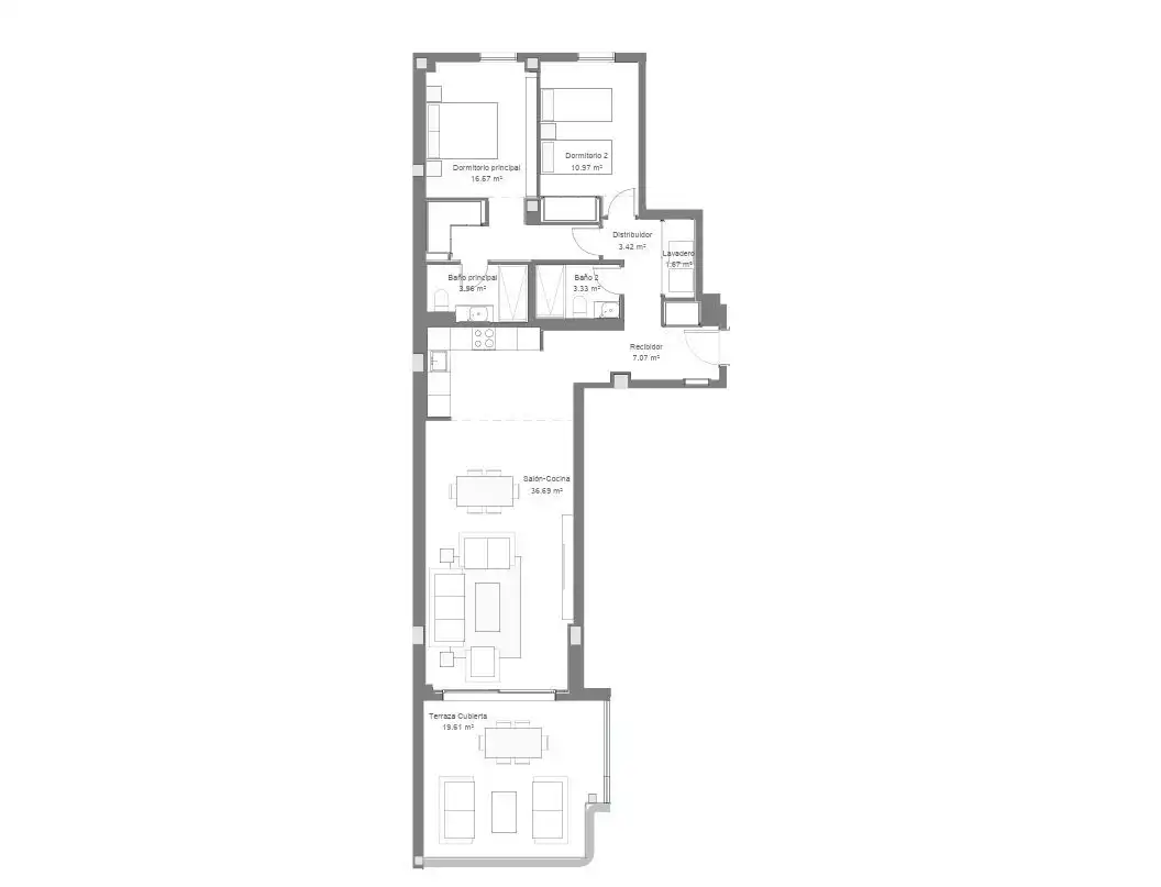 Apartament amb piscina en venda a El Pinillo, imagen 19