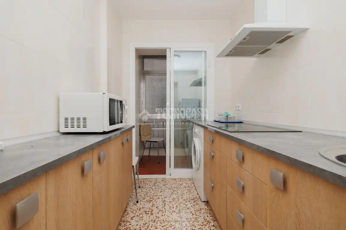 Kitchen of Flat for sale in Madrid  with Air Conditioner, Heating and Terrace