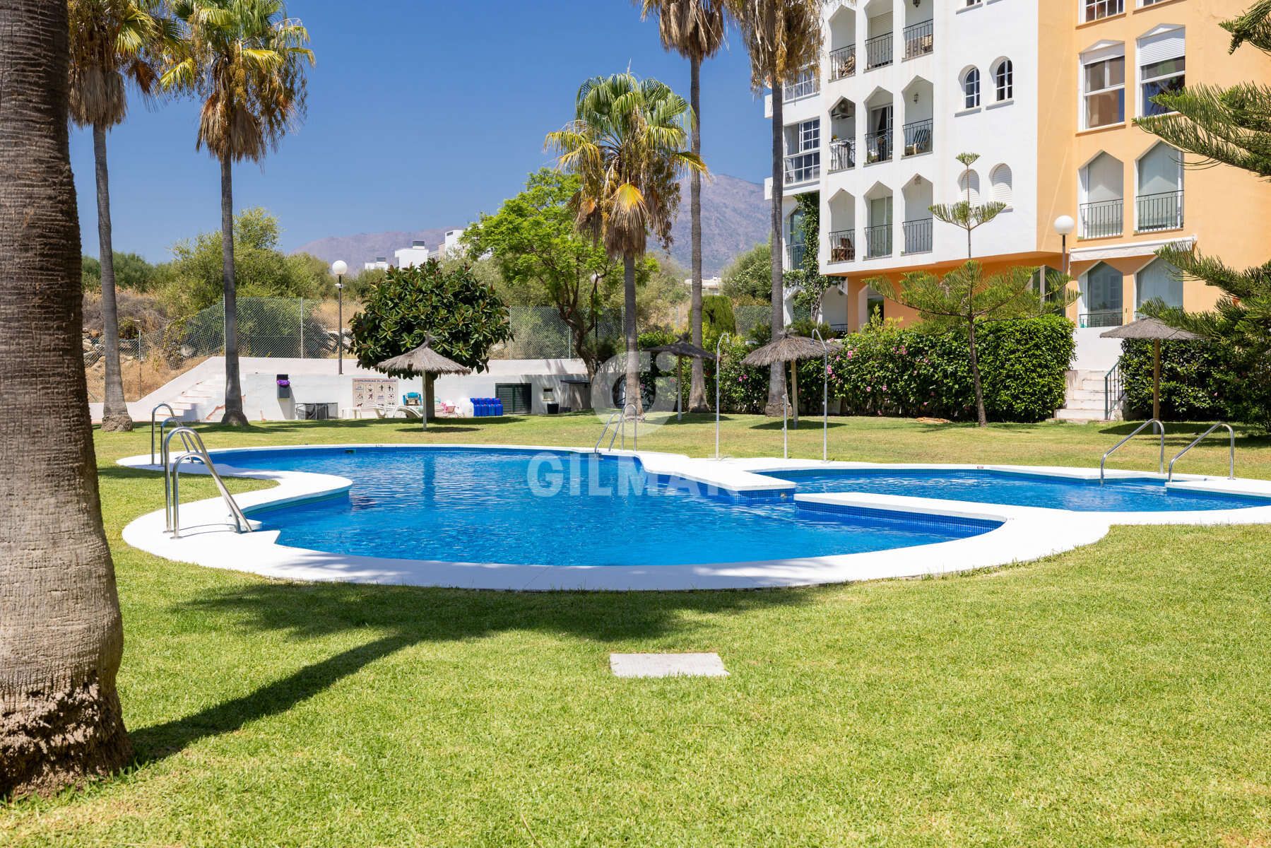 Garden of Flat for sale in Estepona  with Heating, Swimming Pool and Balcony