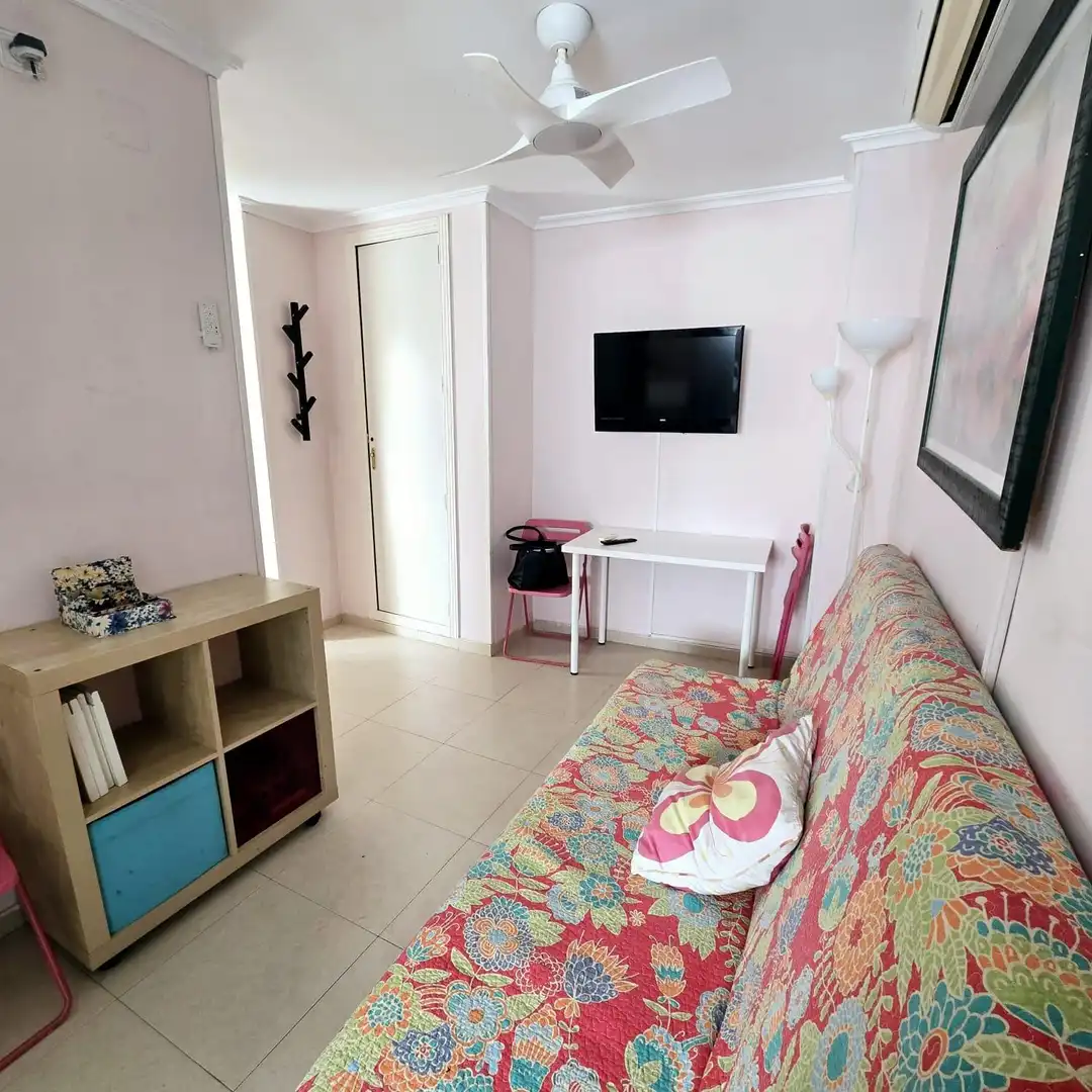 Living room of Attic for sale in Benidorm  with Air Conditioner, Terrace and Furnished