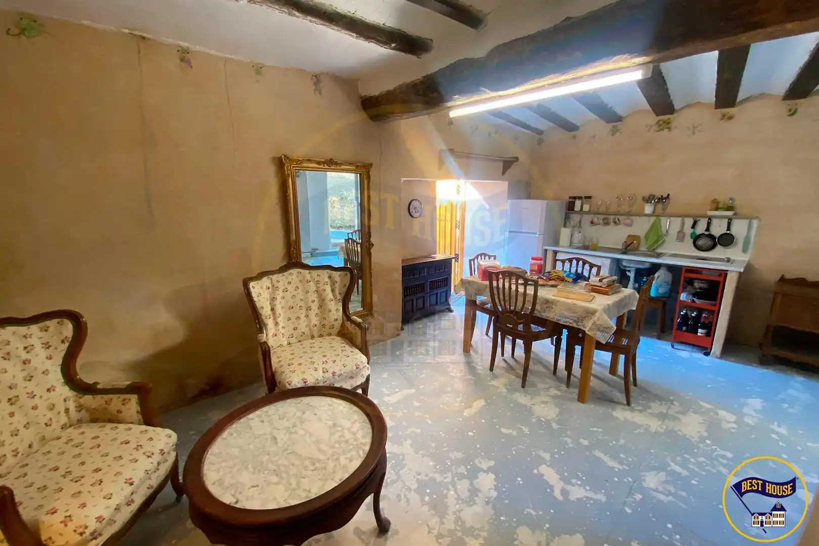 Esszimmer von Country house zum Verkauf in Villar del Infantado mit Terrasse und Balkon