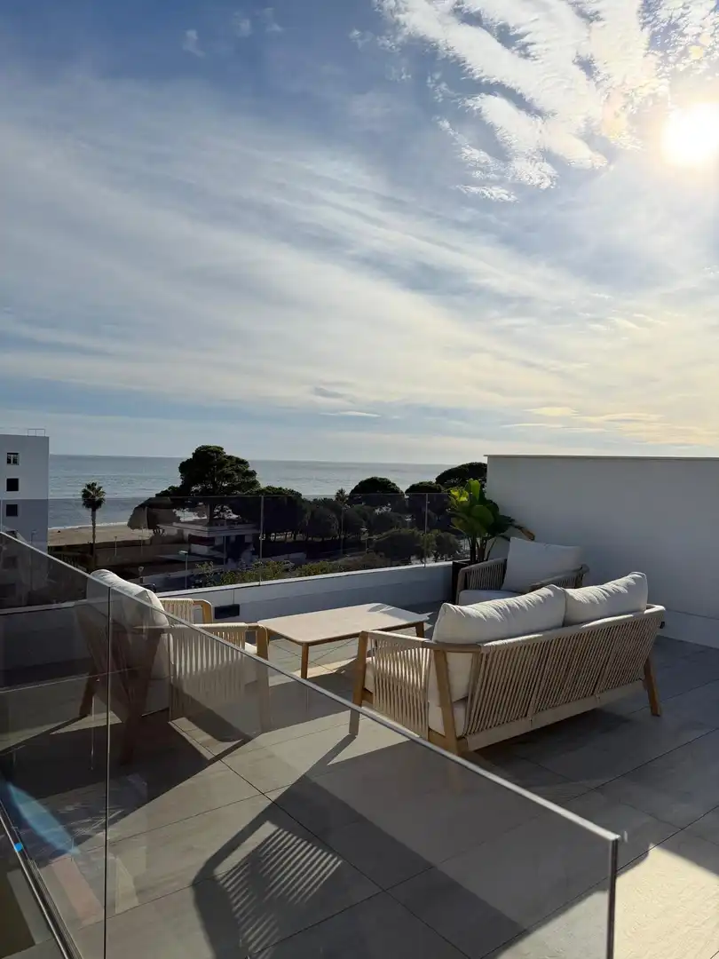 Terrasse von Dachboden zum Verkauf in Cambrils mit Klimaanlage, Terrasse und Schwimmbad