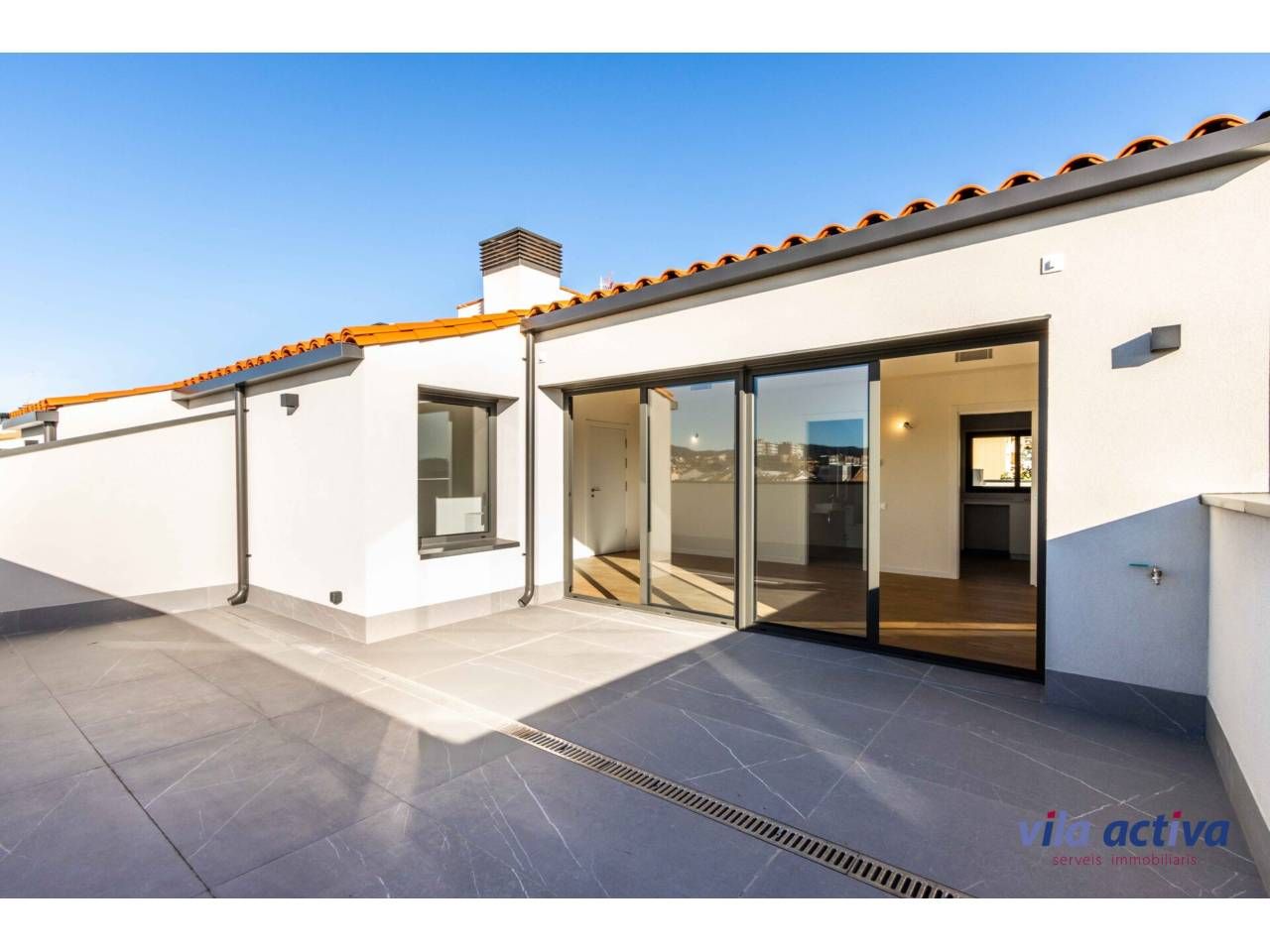 Terrace of Duplex for sale in Terrassa  with Air Conditioner, Heating and Parquet flooring