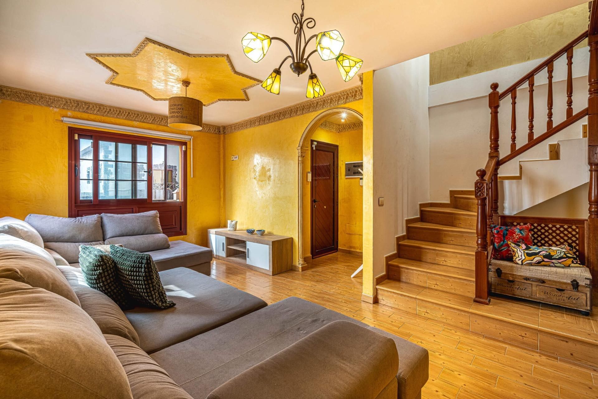 Living room of House or chalet for sale in Granadilla de Abona  with Air Conditioner, Terrace and Balcony