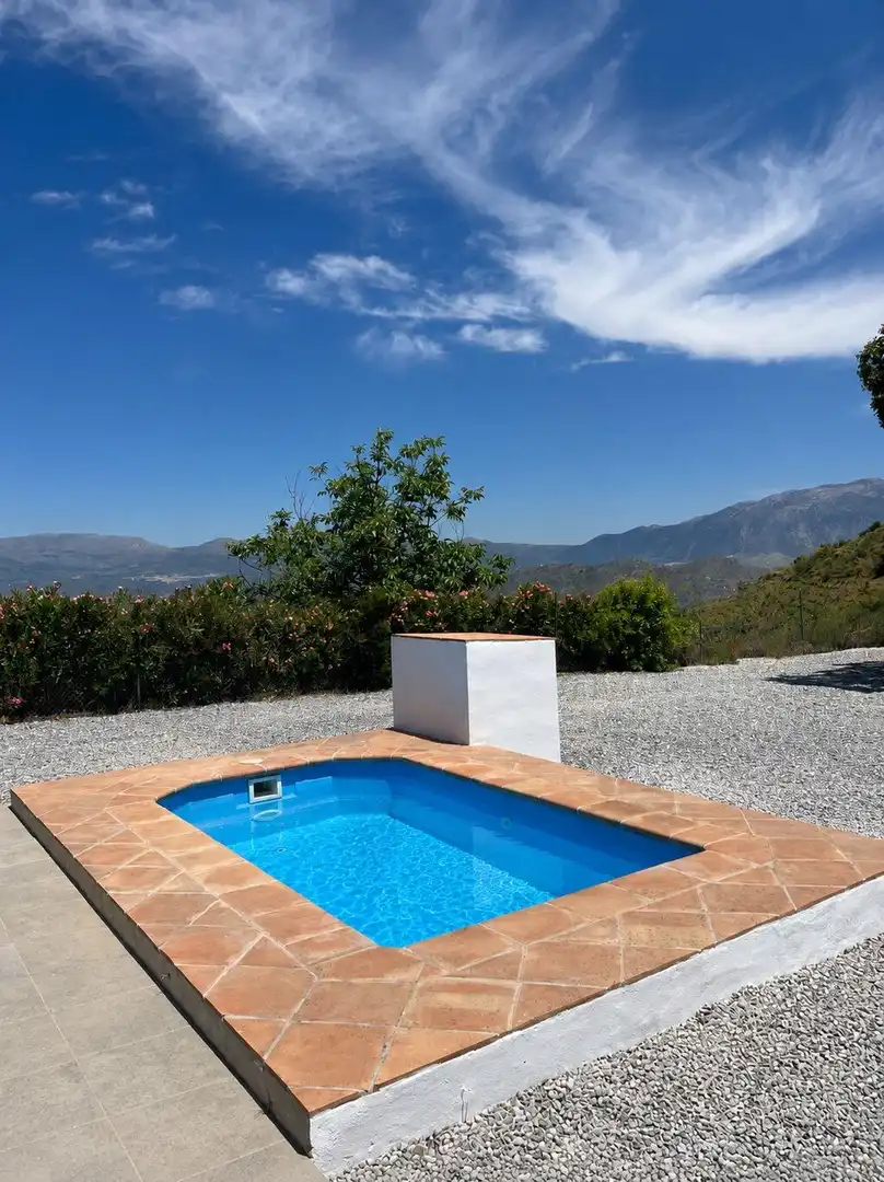 Swimming pool of Country homes for sale in Cútar  with Terrace and Swimming Pool