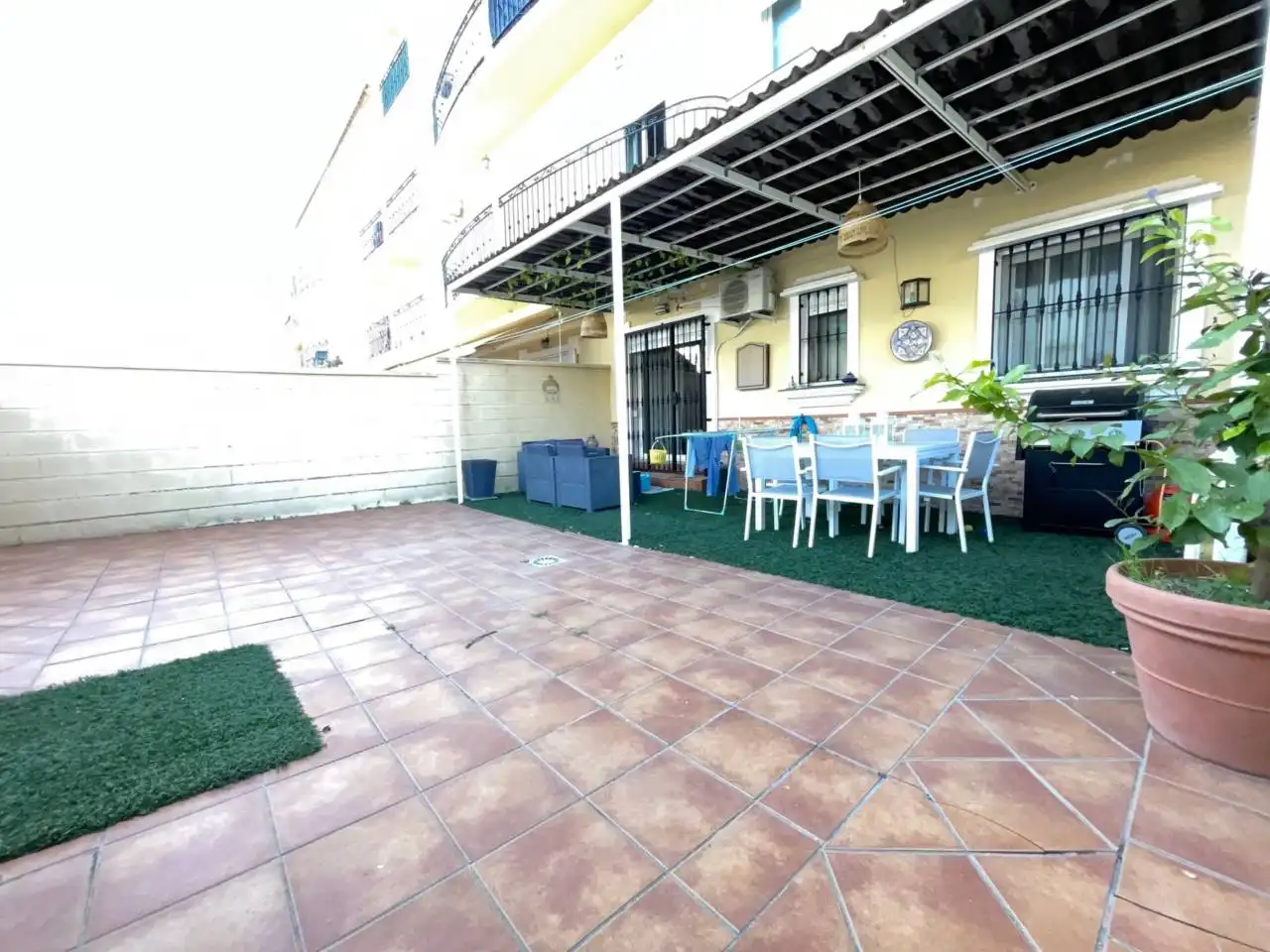 Terraza de Piso de alquiler en Estepona con Aire acondicionado, Calefacción y Terraza