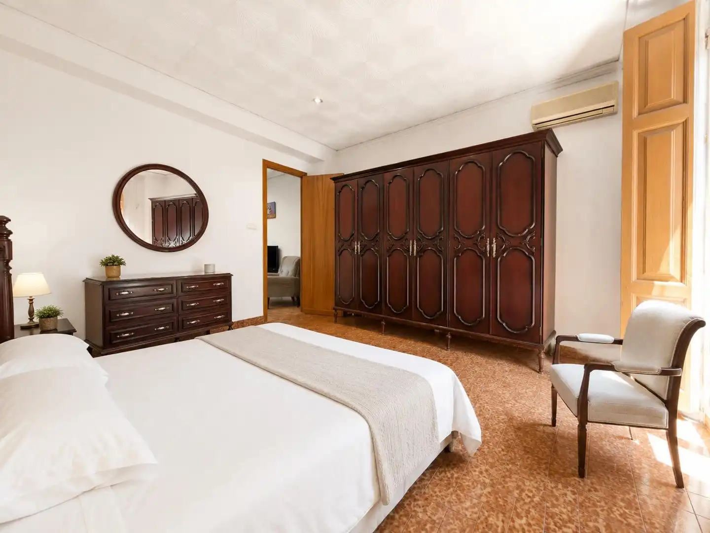 Bedroom of Houses for sale in Museros  with Terrace and Balcony