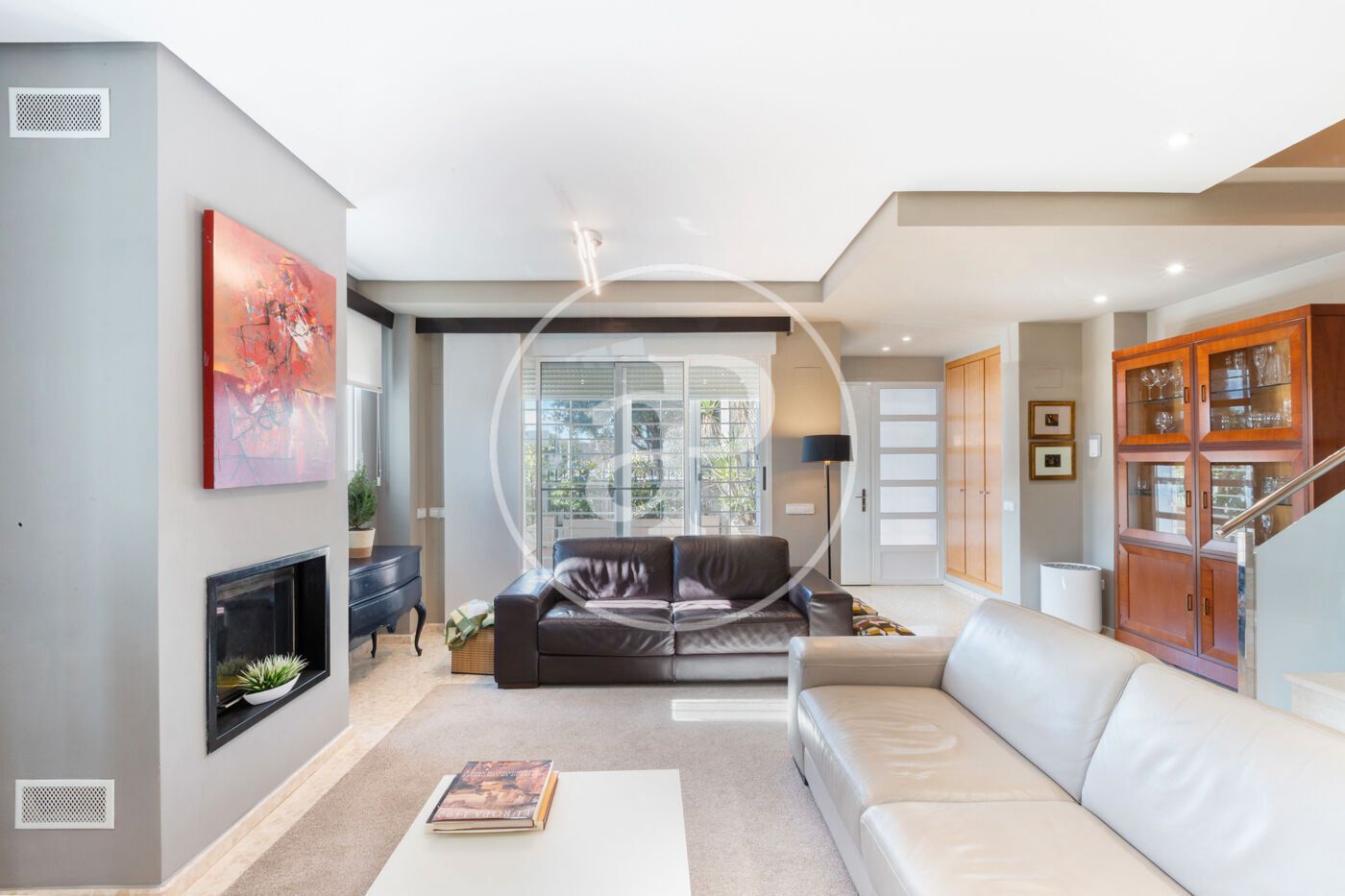 Living room of Single-family semi-detached for sale in Albalat dels Sorells  with Air Conditioner, Heating and Terrace