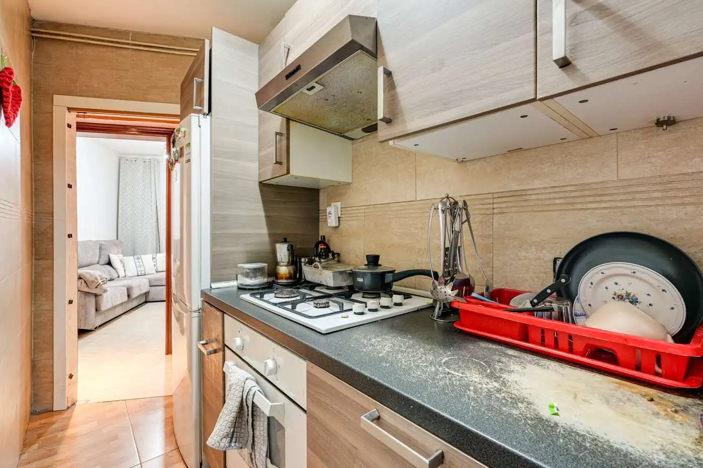 Küche von Wohnung zum Verkauf in Barcelona mit Heizung und Möbliert