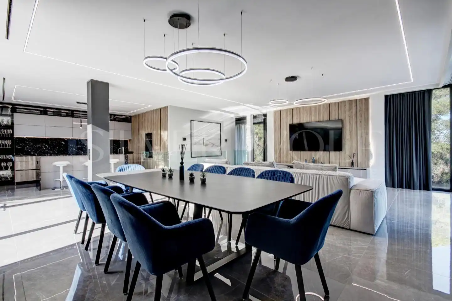 Dining room of Houses for sale in Castelldefels  with Air Conditioner, Heating and Private garden