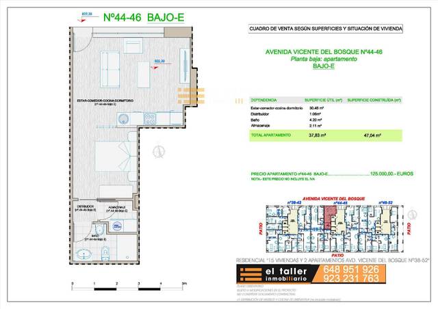Piso en Venta en Vicente del Bosque en Chinchibarra