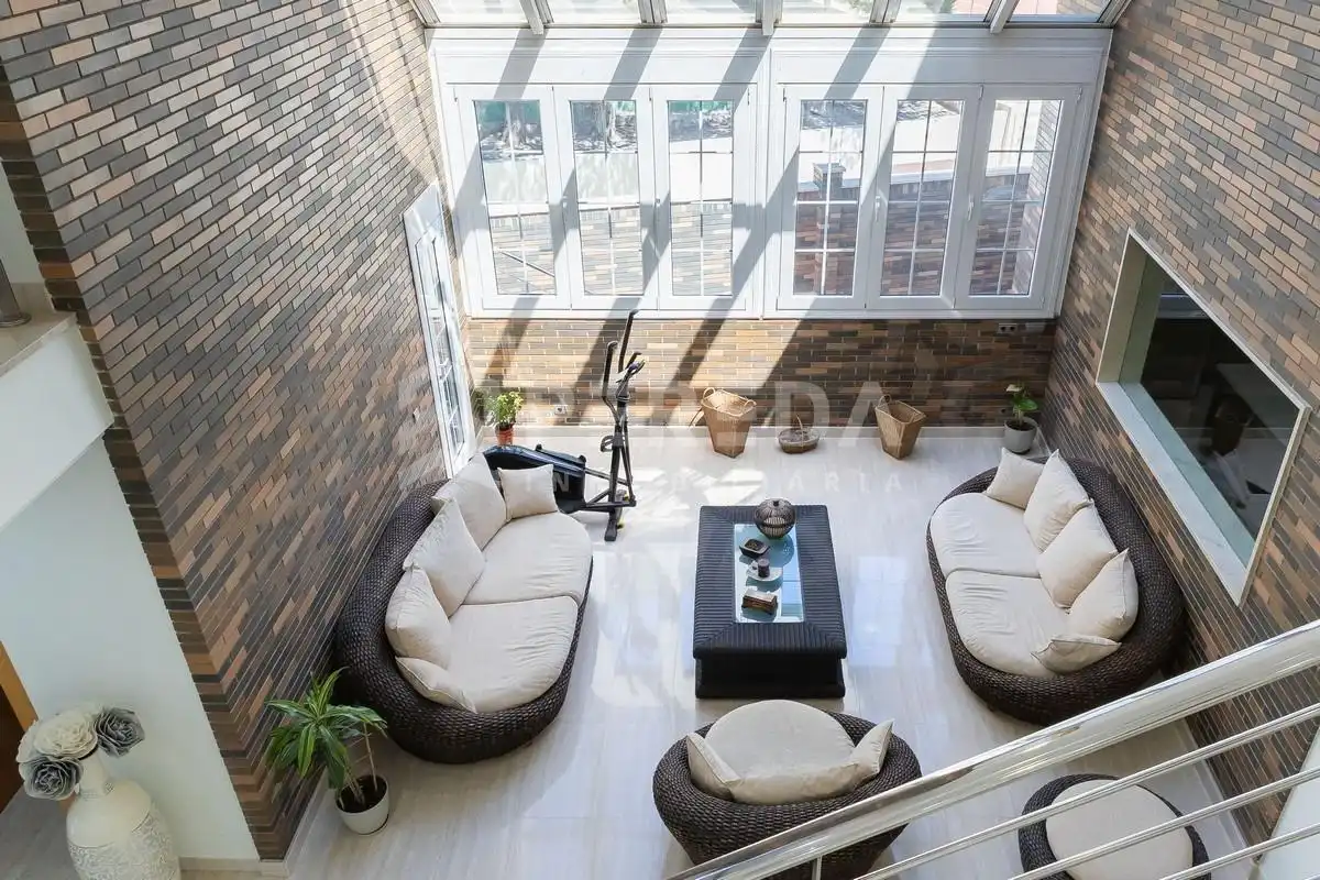 Terraza de Casa o chalet en venta en Roquetas de Mar con Aire acondicionado, Jardín privado y Piscina
