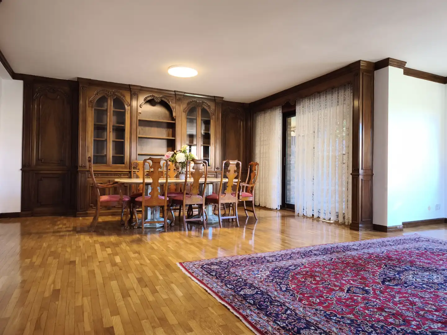 Menjador de Casa o xalet en venda en  Logroño amb Calefacció, Parquet i Terrassa