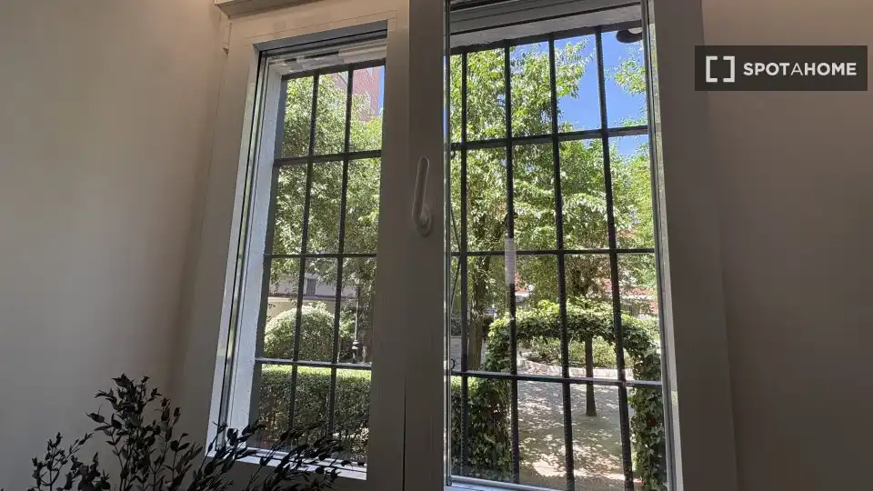 Vista exterior de Pis de lloguer en Madrid amb Aire condicionat, Calefacció i Moblat