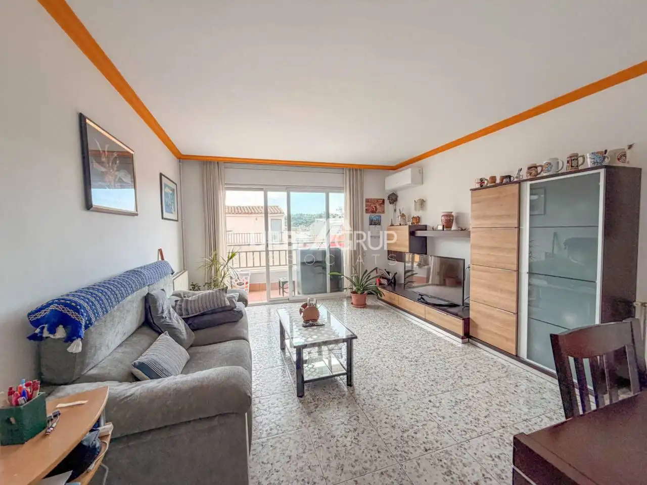 Sala de estar de Piso en venta en Terrassa con Aire acondicionado, Calefacción y Balcón