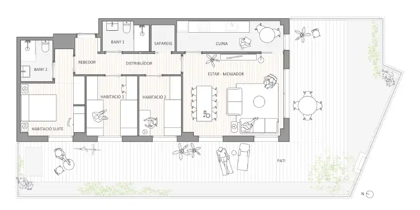 Erdgeschosswohnung mit Pool zum Verkauf in Carrer de Roberto Bolaño Ávalos, imagen 38