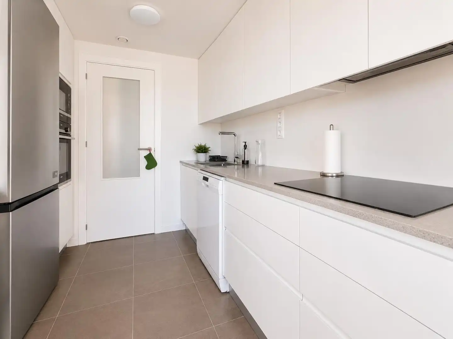 Küche von Wohnung zur Miete in Valencia mit Klimaanlage, Heizung und Möbliert