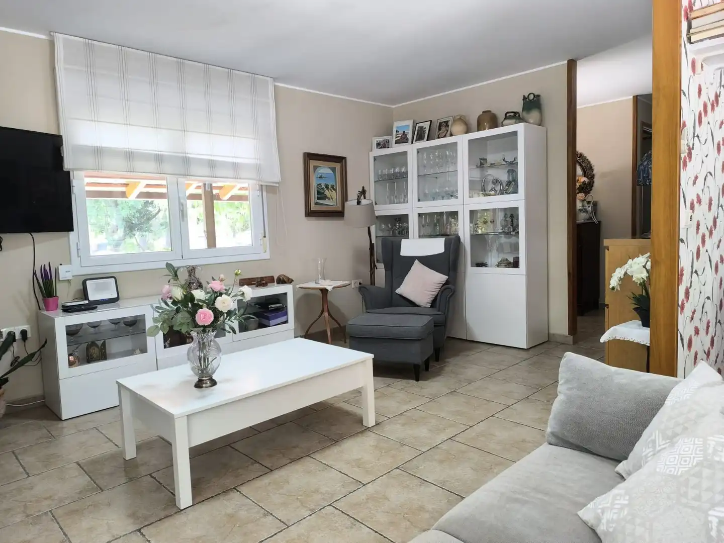 Wohnzimmer von Country house zum Verkauf in Valls mit Klimaanlage, Privatgarten und Abstellraum