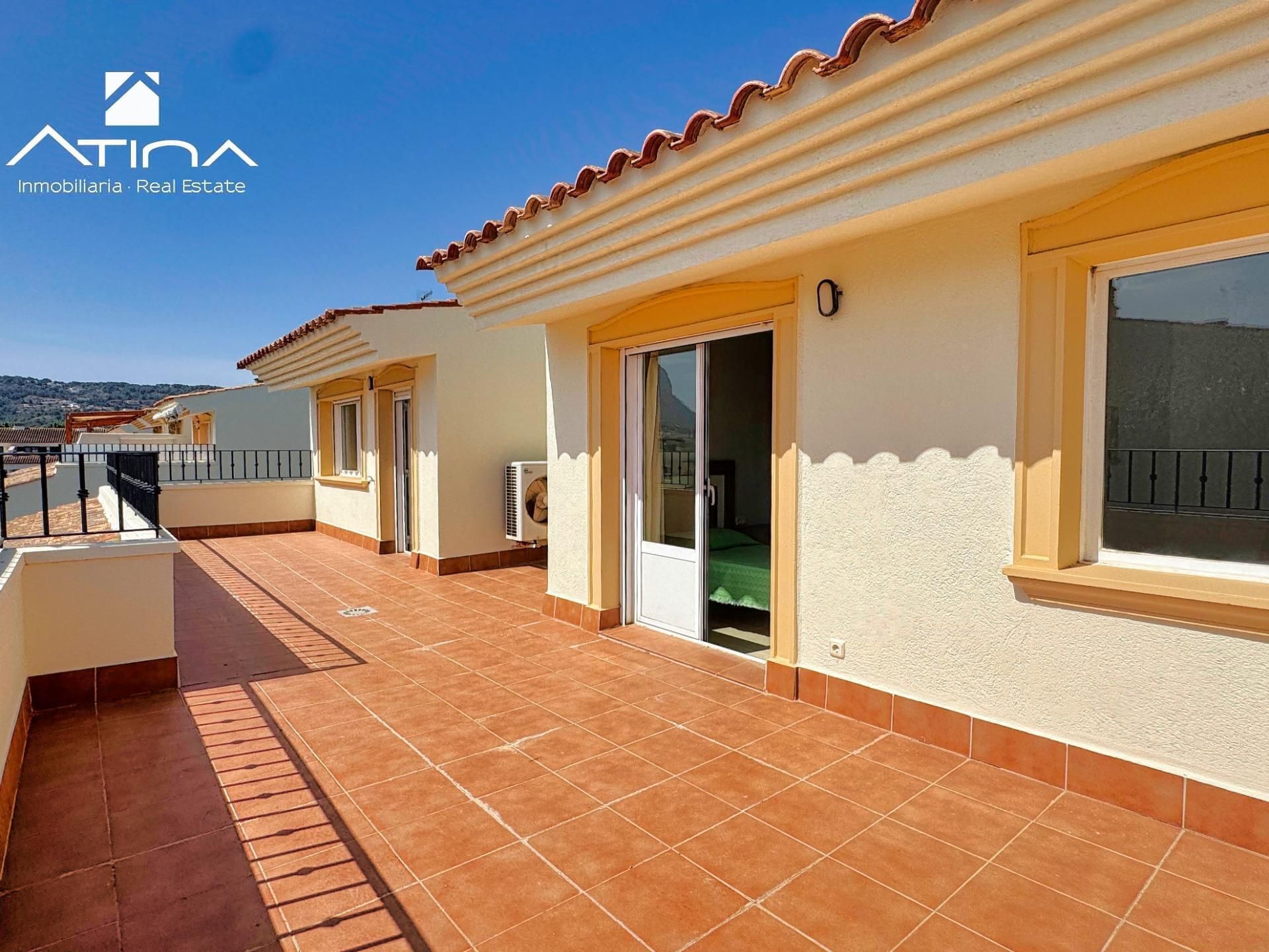 Terrace of Attic for sale in Jávea / Xàbia  with Air Conditioner, Heating and Private garden