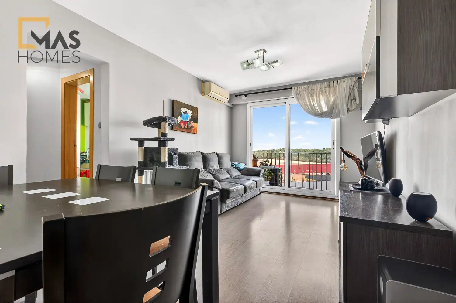 Wohnzimmer von Wohnung zum Verkauf in Terrassa mit Klimaanlage, Heizung und Terrasse