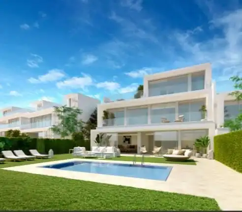 Jardín de Apartamento en venta en Sotogrande con Aire acondicionado, Parquet y Horno