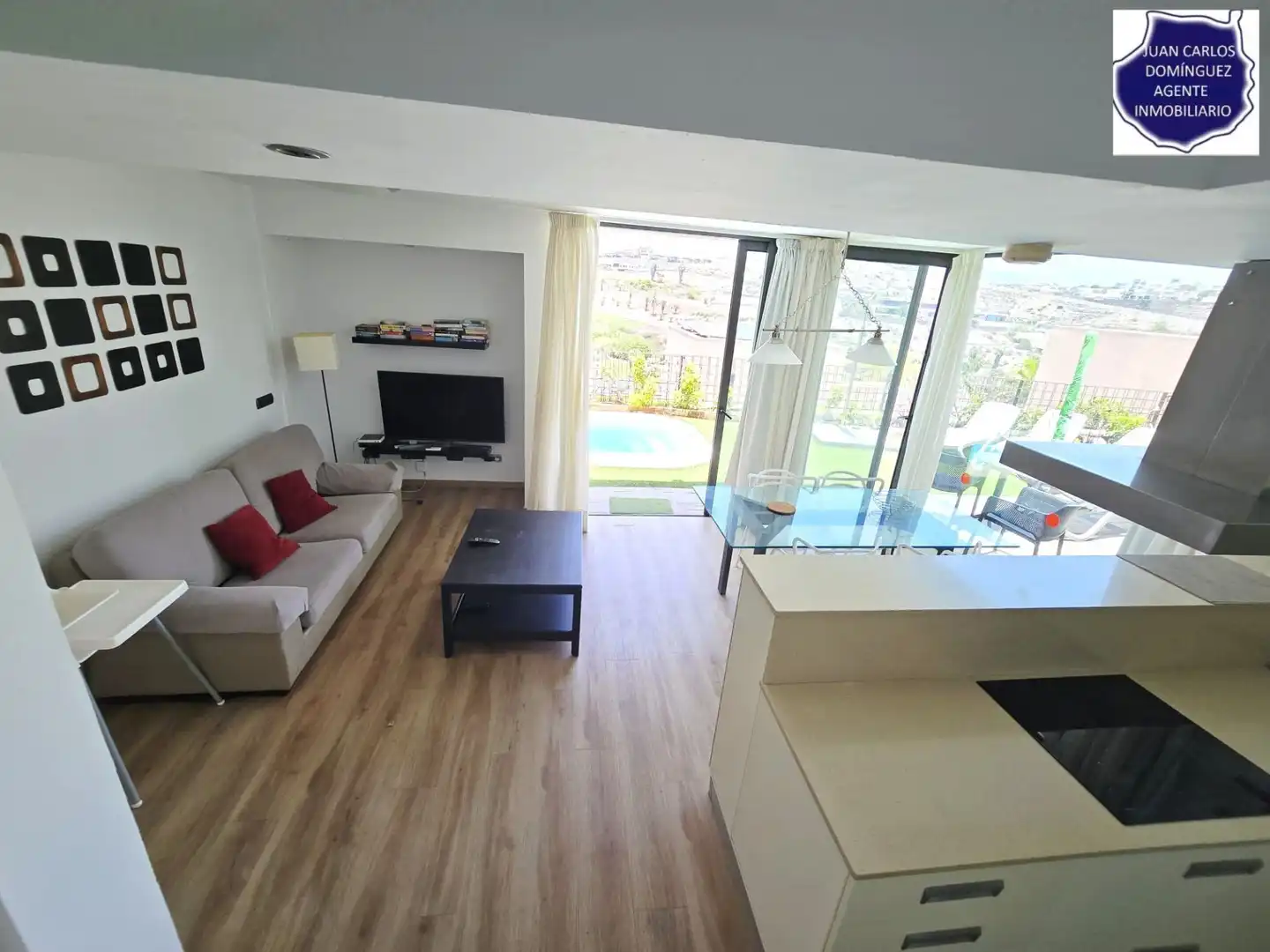 Wohnzimmer von Haus oder Chalet zum Verkauf in San Bartolomé de Tirajana mit Klimaanlage, Privatgarten und Terrasse