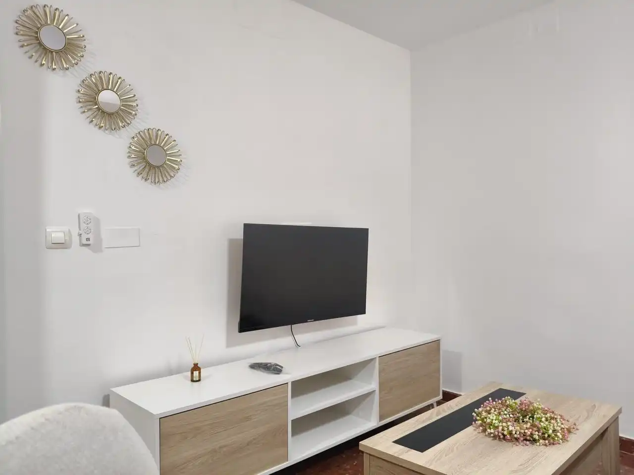 Sala de estar de Planta baja de alquiler en Lucena con Terraza, Trastero y Amueblado