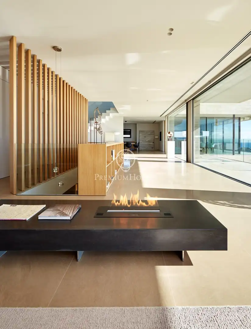 Sala de estar de Casa o chalet de alquiler en Lloret de Mar con Calefacción, Jardín privado y Piscina