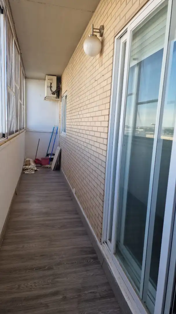 Terraza de Apartamento de alquiler en Zaragoza con Aire acondicionado, Calefacción y Parquet