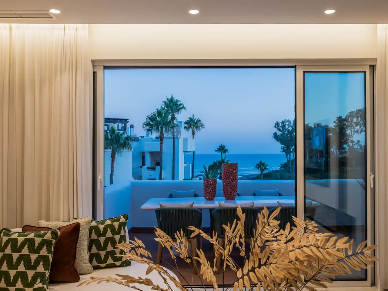 Terrace of Duplexes for sale in Estepona  with Air Conditioner, Heating and Terrace