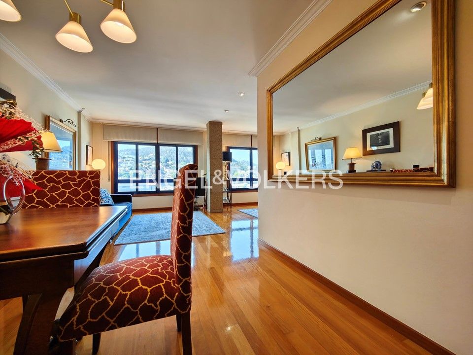 Exterior view of Apartment for sale in Pontevedra Capital   with Heating, Parquet flooring and Storage room
